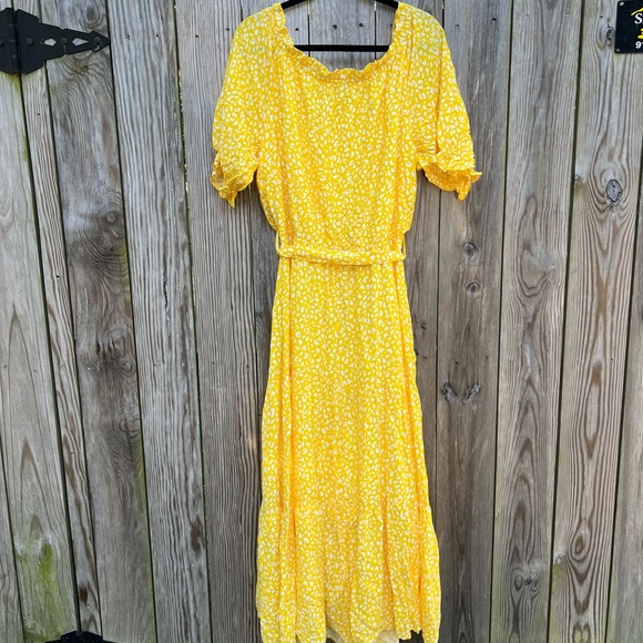 CITY CHIC plus size 14 Emily Sunshine Spray Maxi Dress Women’s 14 NWT NEW - Picture 13 of 15